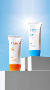 Set kem chống nắng Frudia Suncare(Frudia Tone-Up Base Sun Cream 