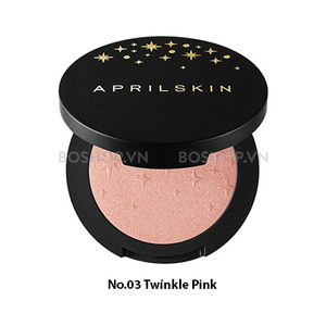 Phấn Phủ Bắt Sáng Aprilskin Perfect Magic Shine Highlighter No.03 Twinkle Pink