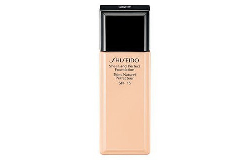 Kem nen shiseido sheer and perfect foundation spf15