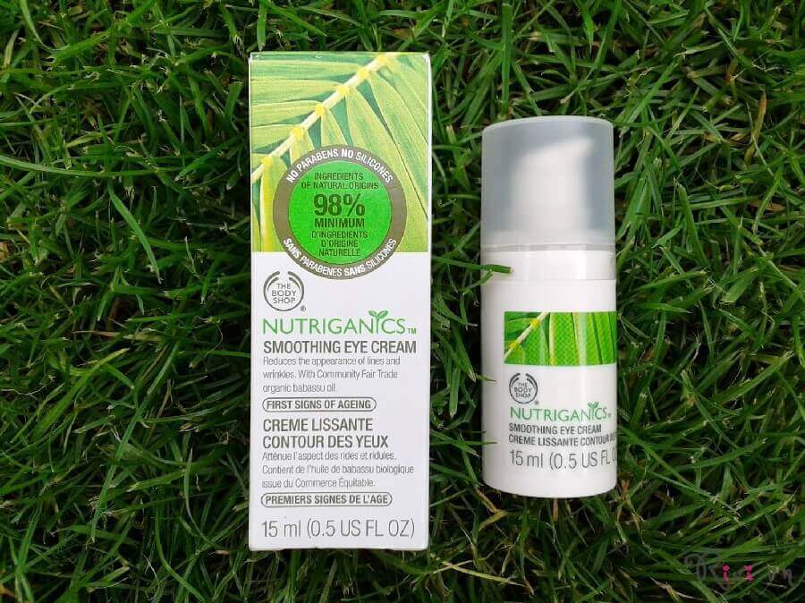 Kem duong thebodyshop nutriganics smoothing day cream 50ml 03