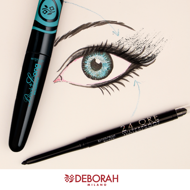 Blacklong mascara deborah milano