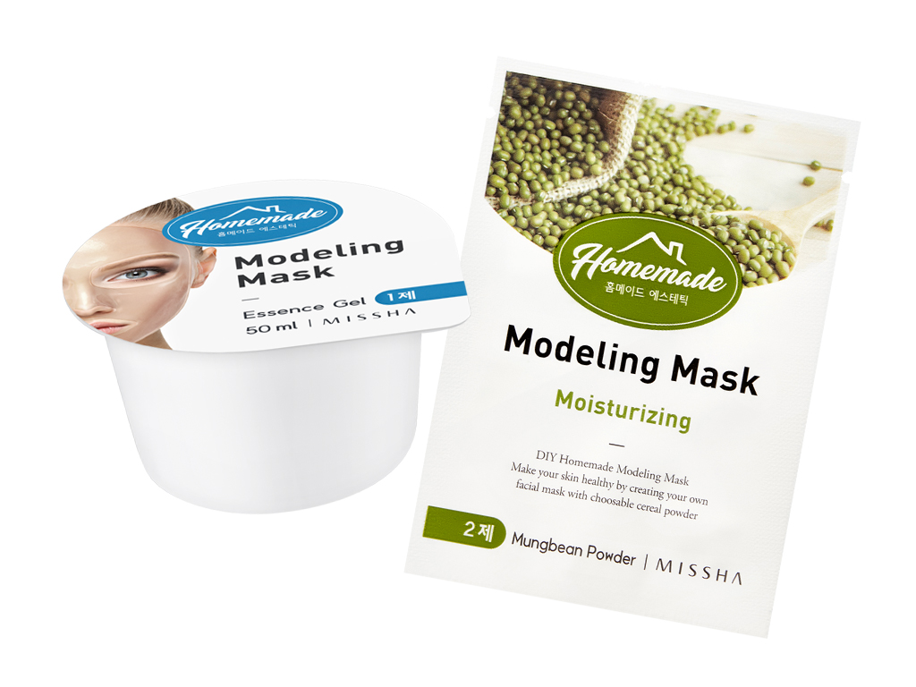 Missha homemade modeling mask mungbean moisturizing comarch