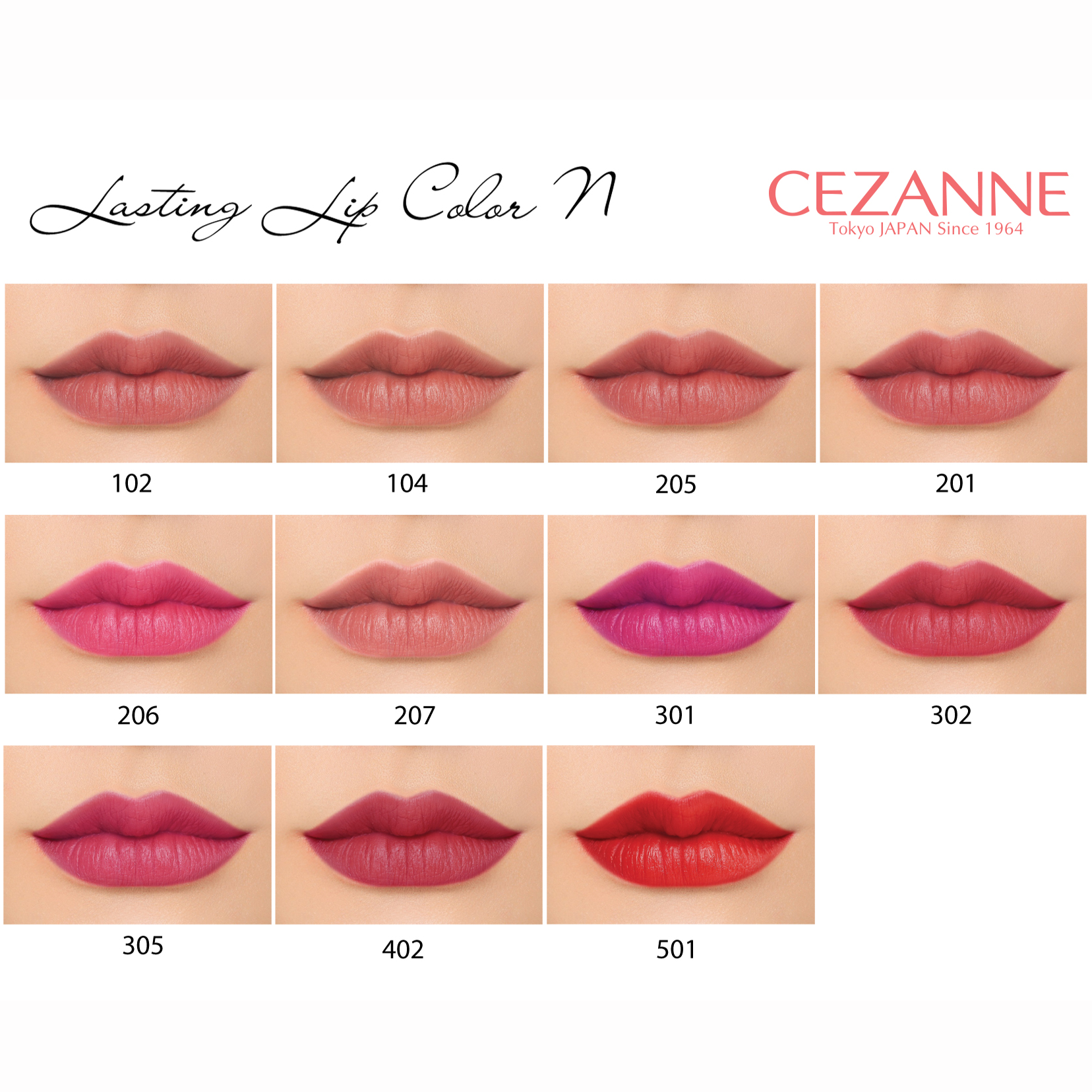 Son thỏi Cezanne Lasting Lip Color N