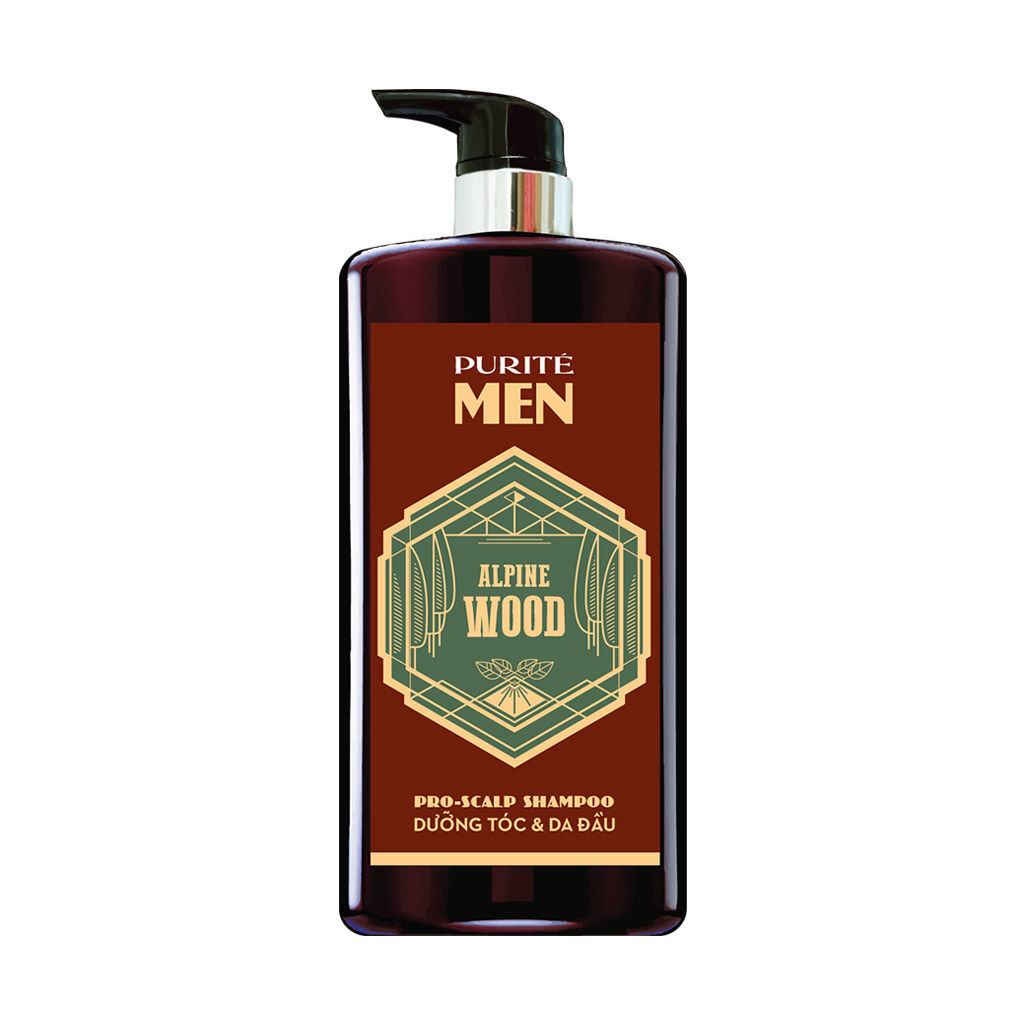 Dau goi huong go duong toc da dau alpine wood pro scalp shampoo purite by provence master