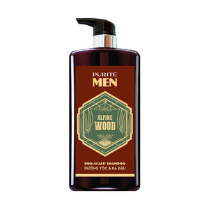Medium dau goi huong go duong toc da dau alpine wood pro scalp shampoo purite by provence master