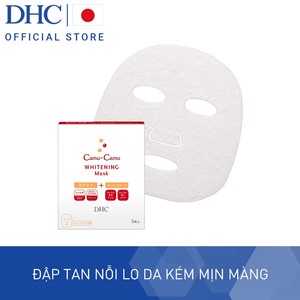 Mặt Nạ Dưỡng Trắng Camu DHC Camu-Camu Whitening Mask (5 Miếng)