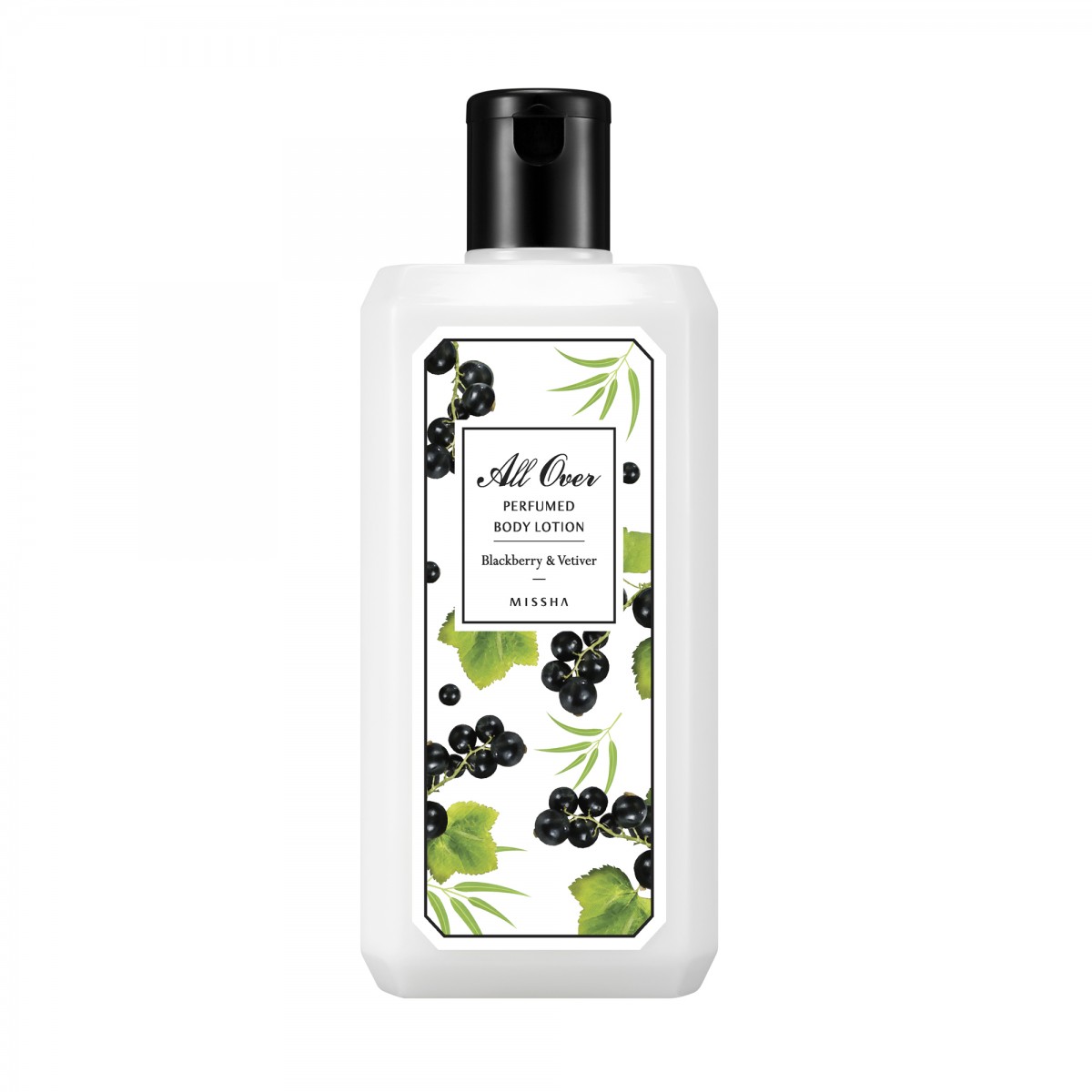 Missha all over perfumed body lotion  blackberry   vetiver 