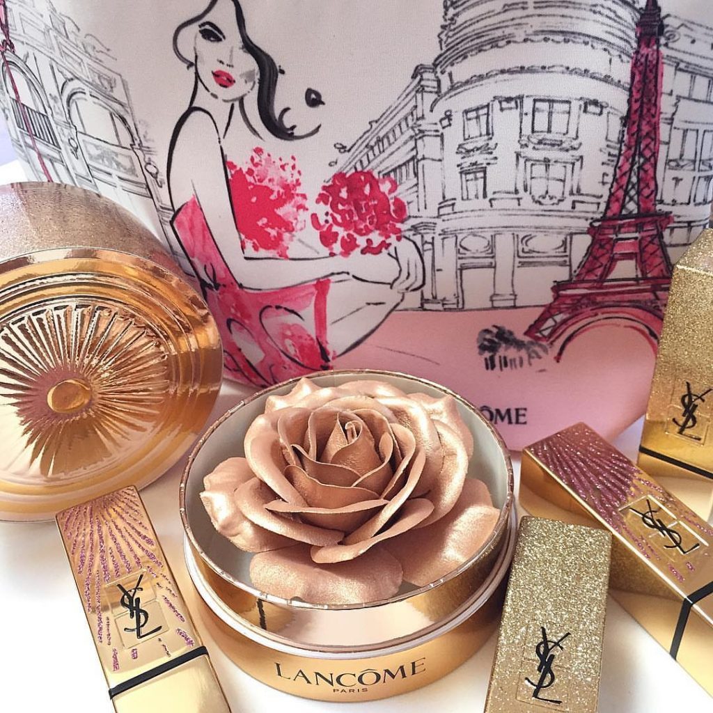 Lancome starlight sparkle la rose a poudrer holiday 2018 limited edition