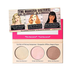 BẢNG PHẤN CONTOUR THE BALM COSMETICS THE MANIZER SISTERS AKA THE "LUMINIZERS”