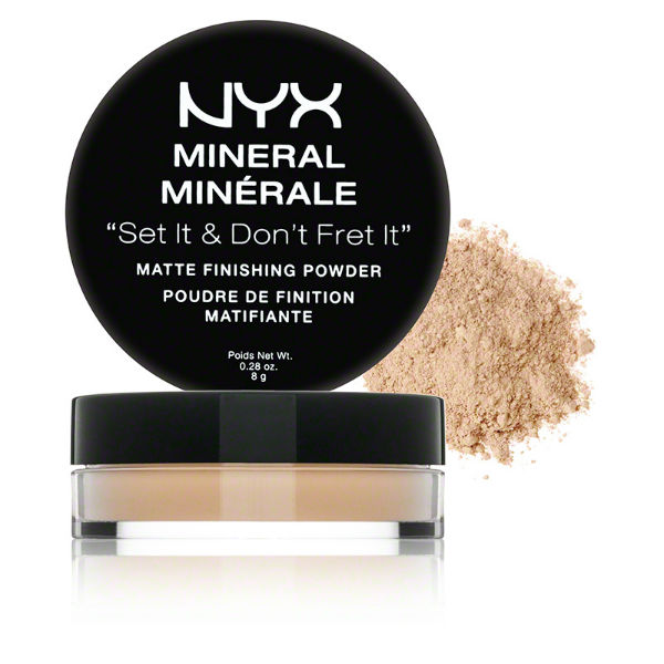 Phấn Phủ NYX Mineral Set It & Don't Fret It Matte Finishing Powder