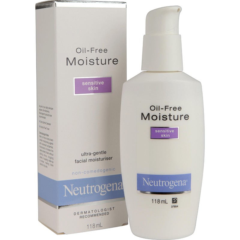 Neutrogena kem duong da oil free moisture sensitive skin