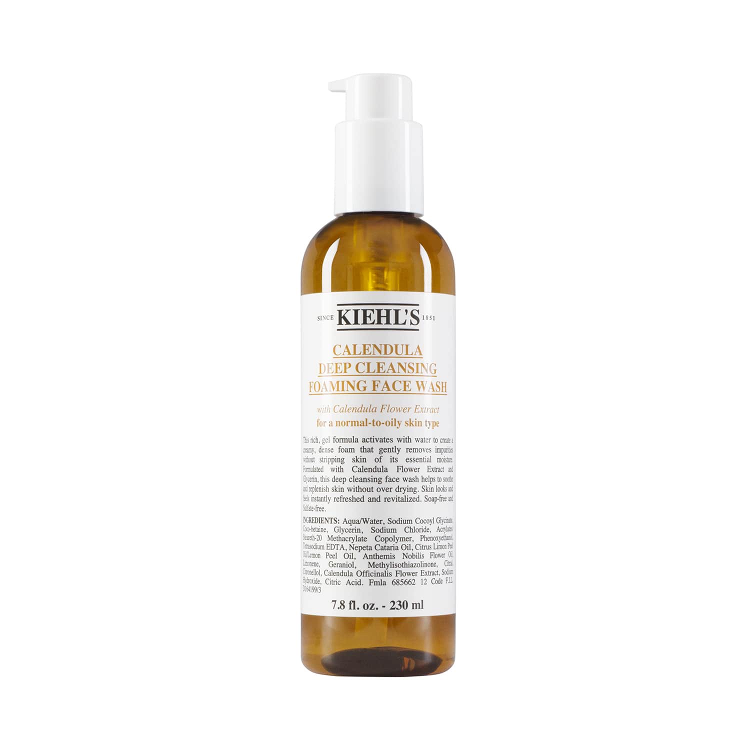 Calendula deep cleansing foaming face wash 3605970630881 78floz