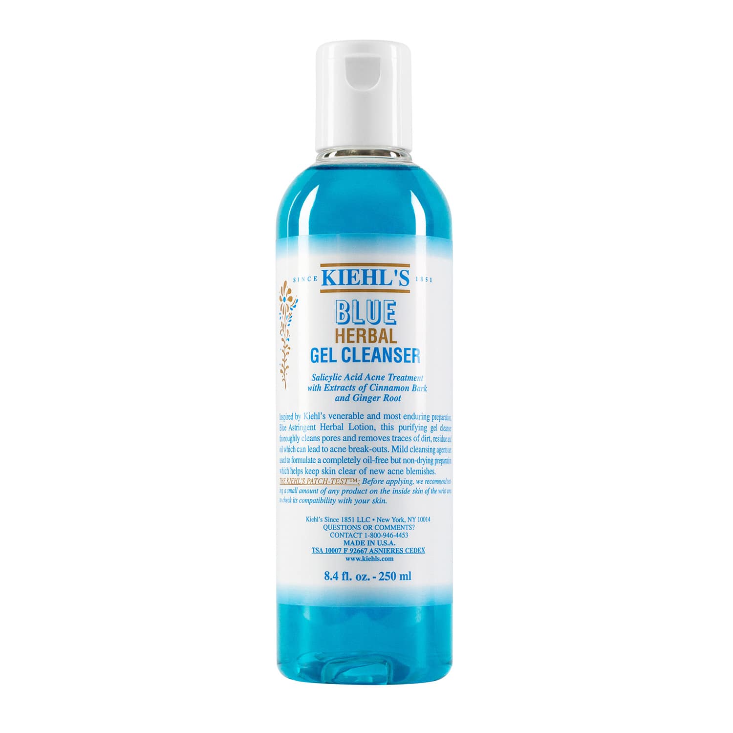 Blue herbal gel cleanser 3700194711498 84floz