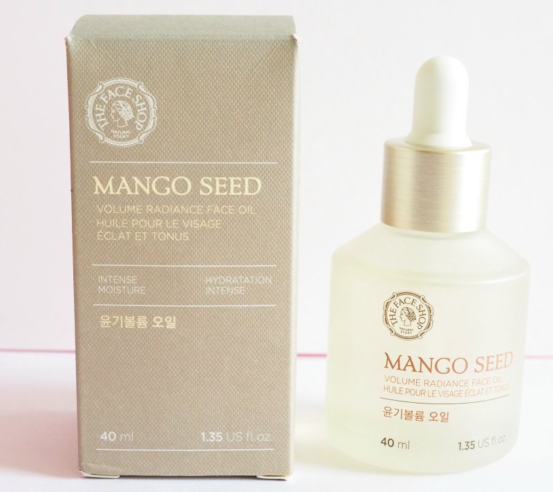 The face shop mango seed volume radiance face oil review