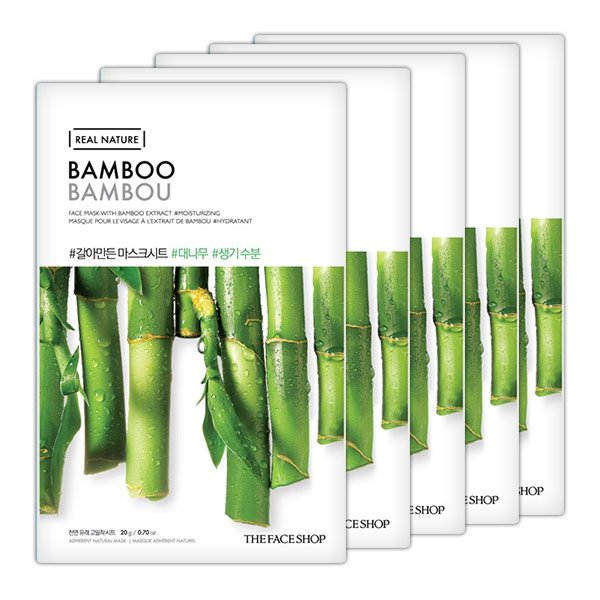 Real nature mask sheet bamboo master