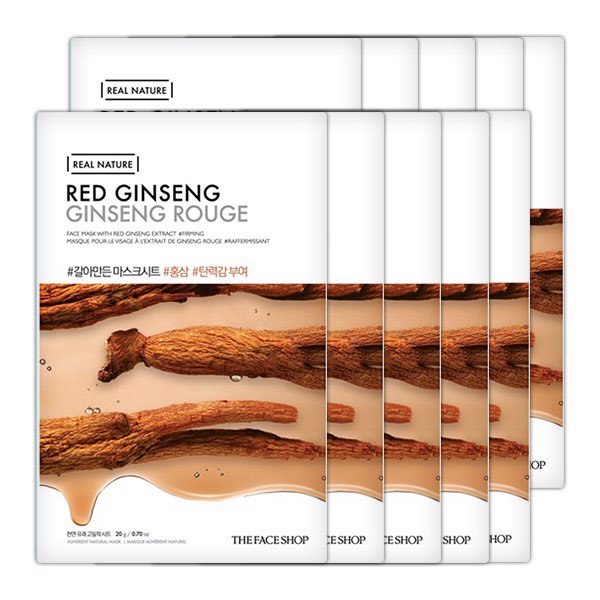 Real nature mask sheet red ginseng.2017 442464c3de1b42f5a2a2bf6fa86bb65d master