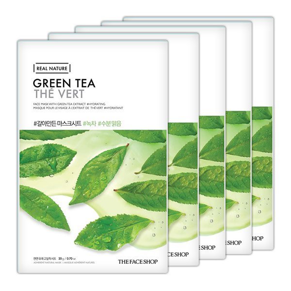Real nature green tea mask sheet.2017 b352c326e0c04e34ad11077535813899 master