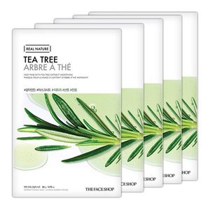 Medium real nature mask sheet tea tree.2017 master