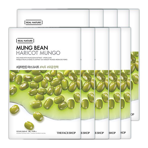 Real nature mask sheet mung bean.2017