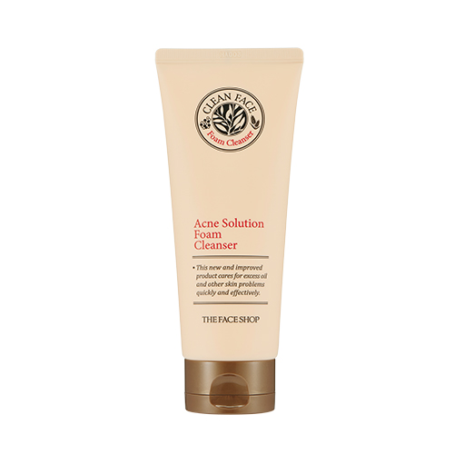 Sua rua mat clean face acne solution foam cleanser