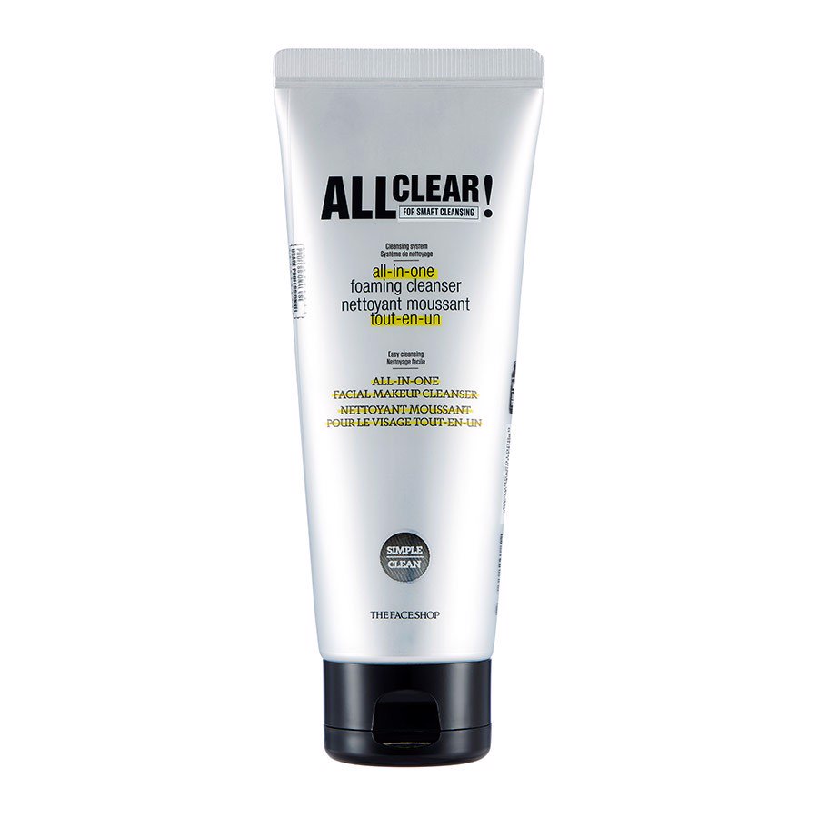 All clear all in one foaming cleanser master