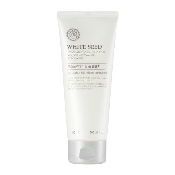 White seed exfoliating foam cleanser  new  master