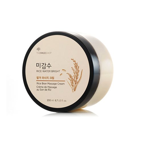 Thefaceshop rice water bright rice bran massage cream master