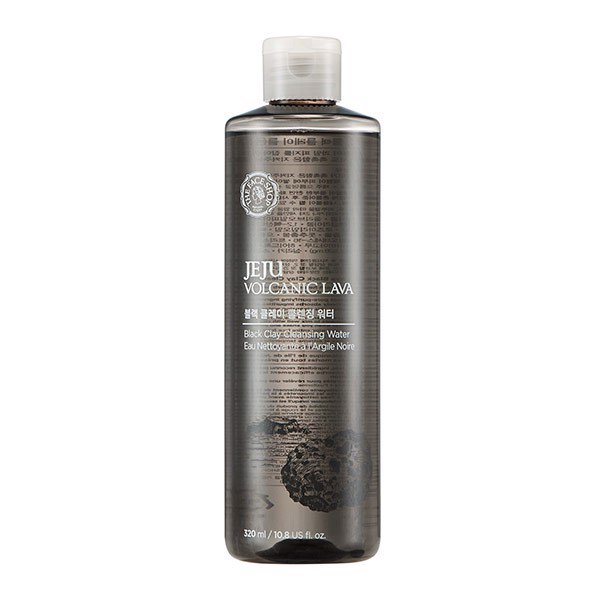 Jeju volcanic lava black clay cleansing water master