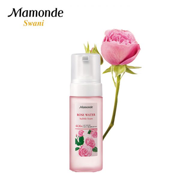 Rose water bubble cleansing foam 600x600