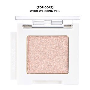 Medium mono cube eyeshadow  top coat  wh01 wedding veil master