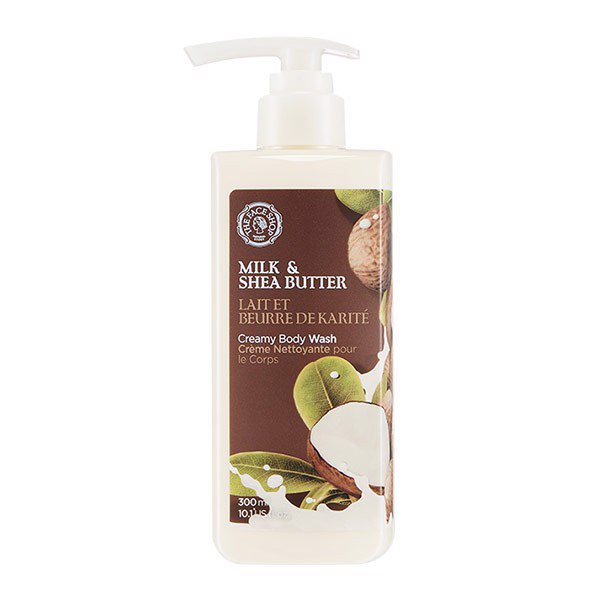 Milk   shea butter creamy body wash master