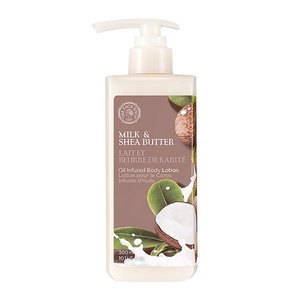 Medium milk   shea butter oil infused body lotion master