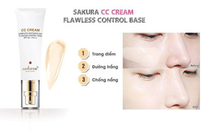 Sakura CC Cream Flawless Control Base SPF50+ PA+++