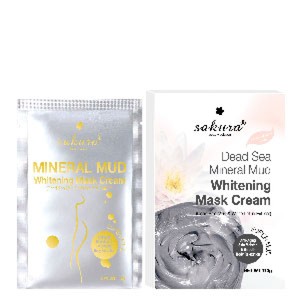 Medium dead sea mineral mud whitening mask cream