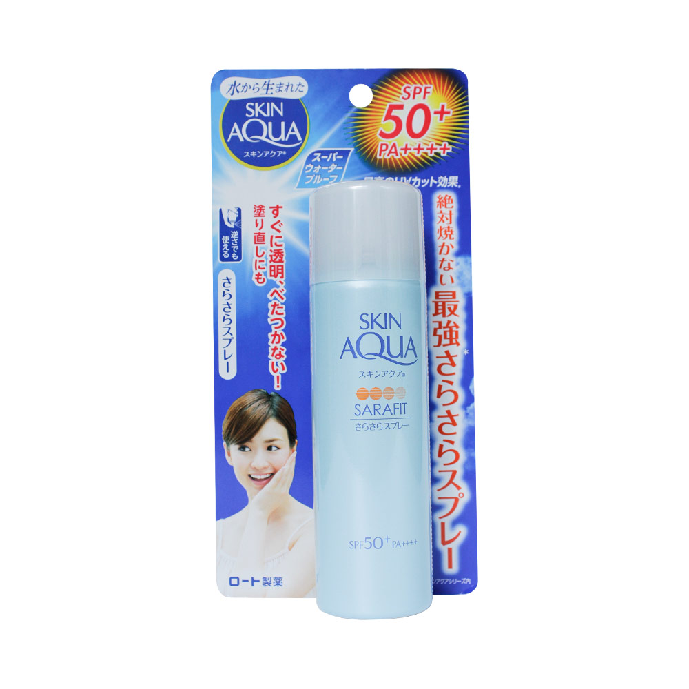 Xit chong nang skin aqua sarafit uv spray fragrance free spf50 pa