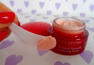 Medium clarins instant smooth perfecting touch primer review swatch