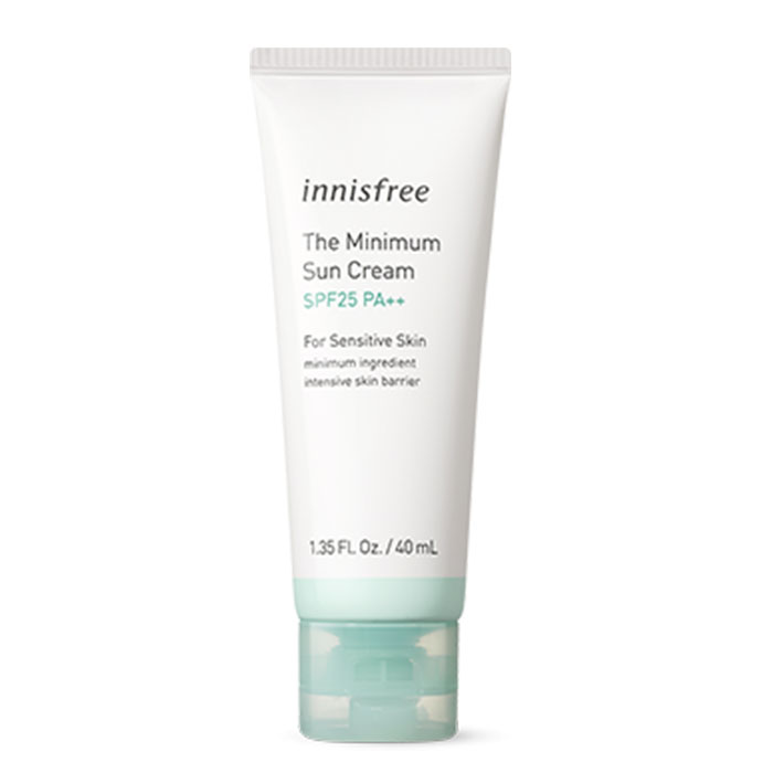 Kem chong nang danh cho da nhay cam innisfree the minimum sun cream spf25 pa 7