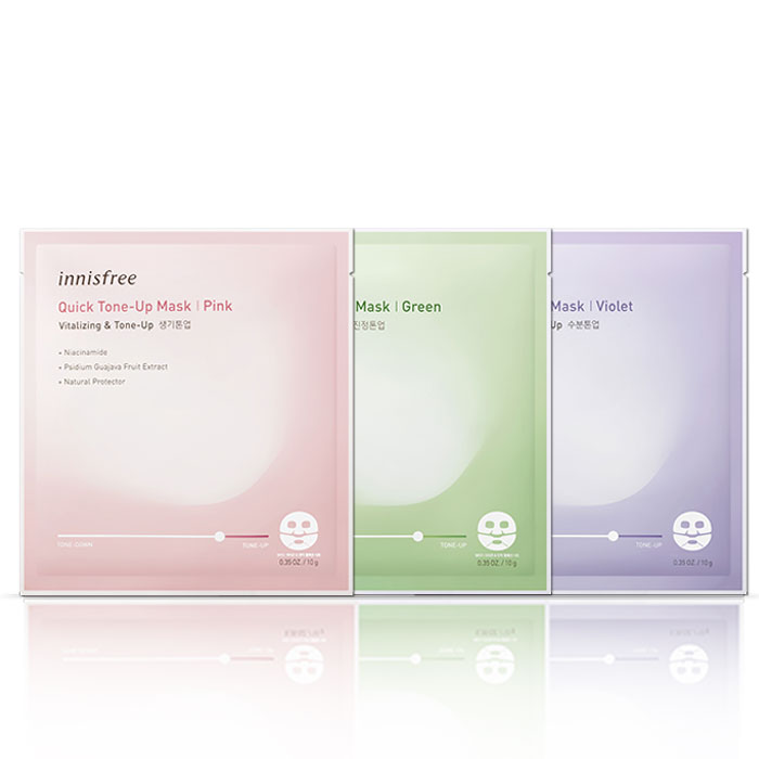 Mat na duong trang da innisfree quick tone up mask 20gram 15