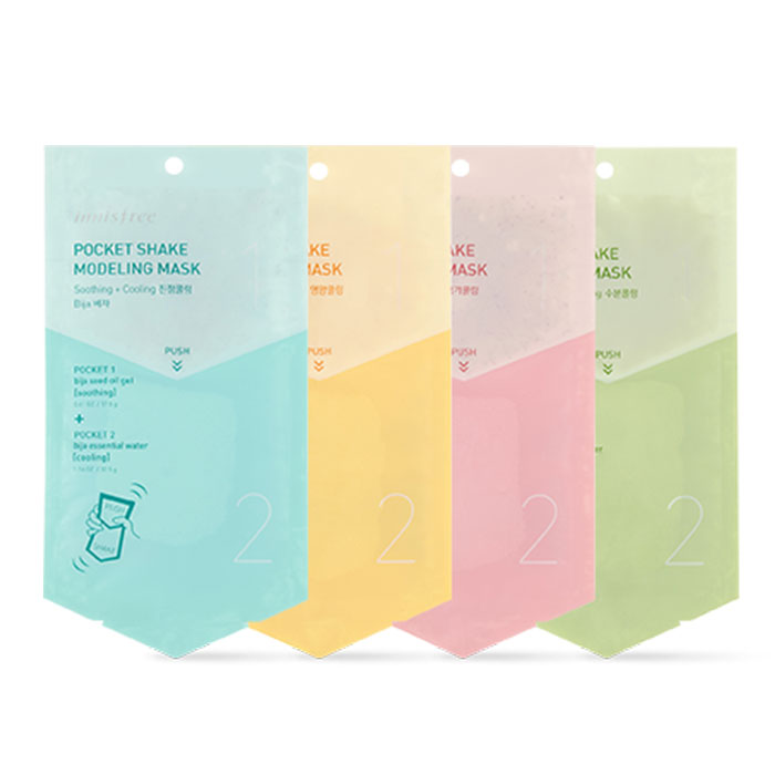 Mat na cao su innisfree pocket shake modeling mask 50ml 26