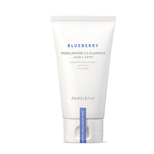 Innisfree blueberry rebalancing 5.5 cleanser ph balancing   moisturizing 100ml
