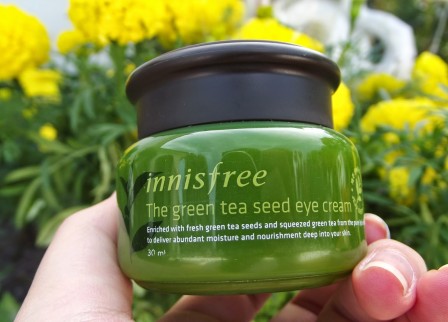 Kem duong mat tra xanh innisfree green tea seed eye cream1 05072016093455