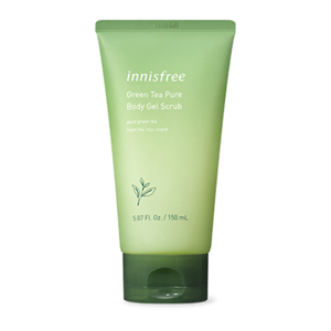 Innisfree green tea pure body gel scrub