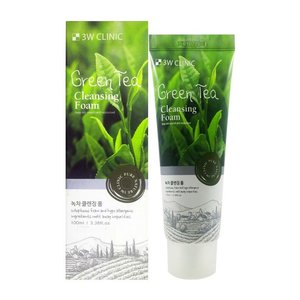 3W Clinic Green Tea Cleansing Foam