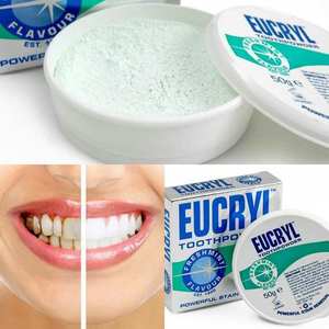 Bột tẩy trắng răng Eucryl Toothpowder