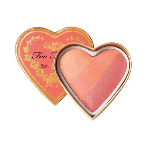 Ma hong too faced sweetheart perfect flush blush sparkling bellini 500x500