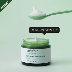  Innisfree Derma Formula Green Tea Probiotics Cream
