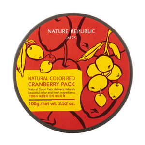 Medium natural color red cranberry pack 100g 5900