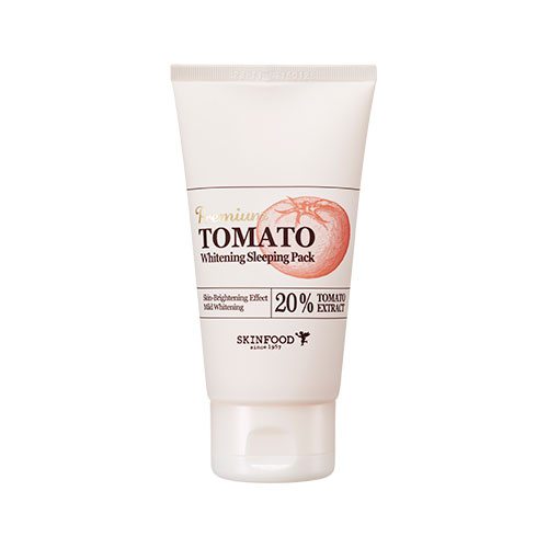 Skinfood premium tomato whitening sleeping pack 100ml korean cosmetic skincare shop malaysia singapore indonesia